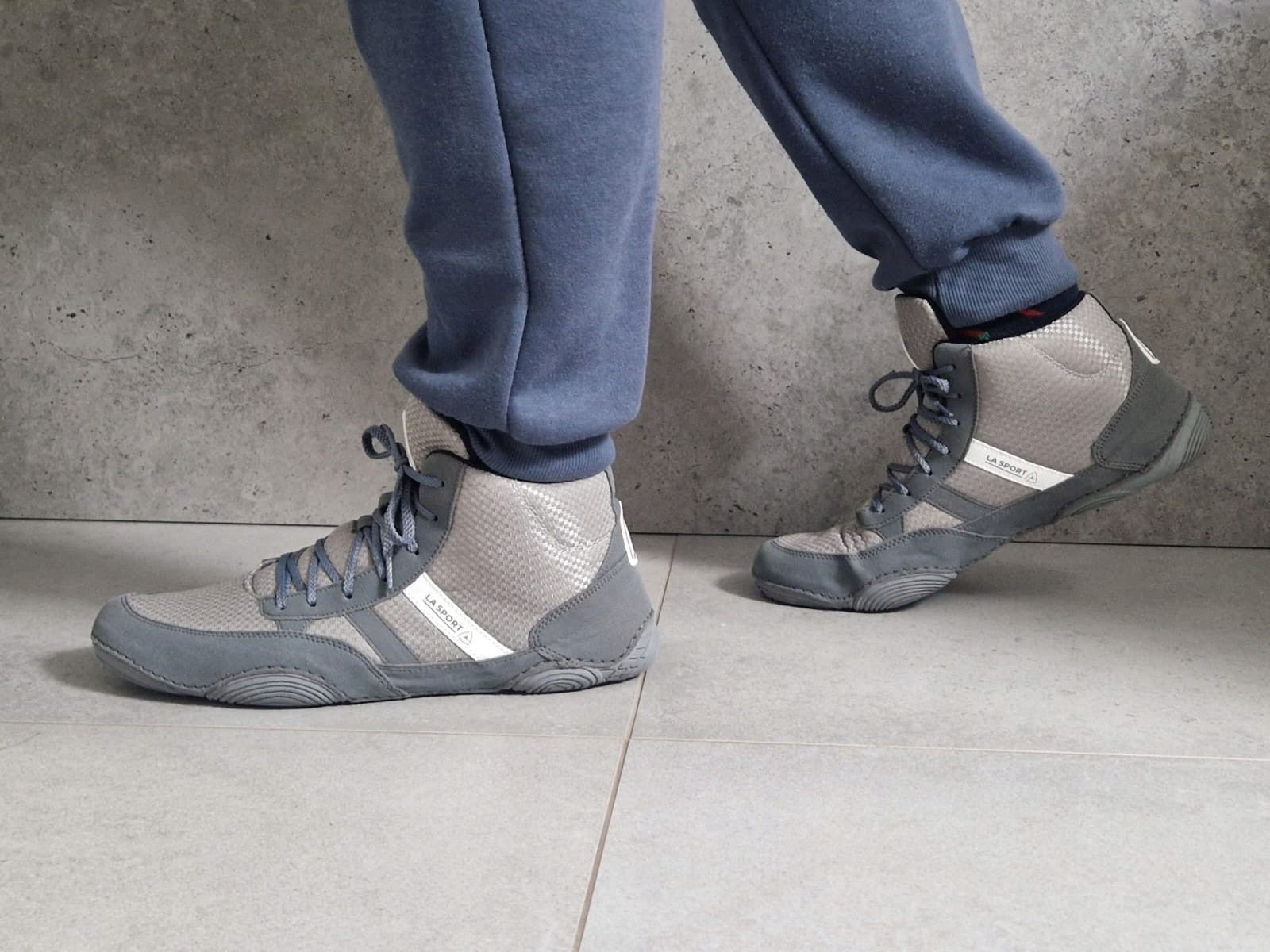 La Sport Buty Zapaśnicze Szare