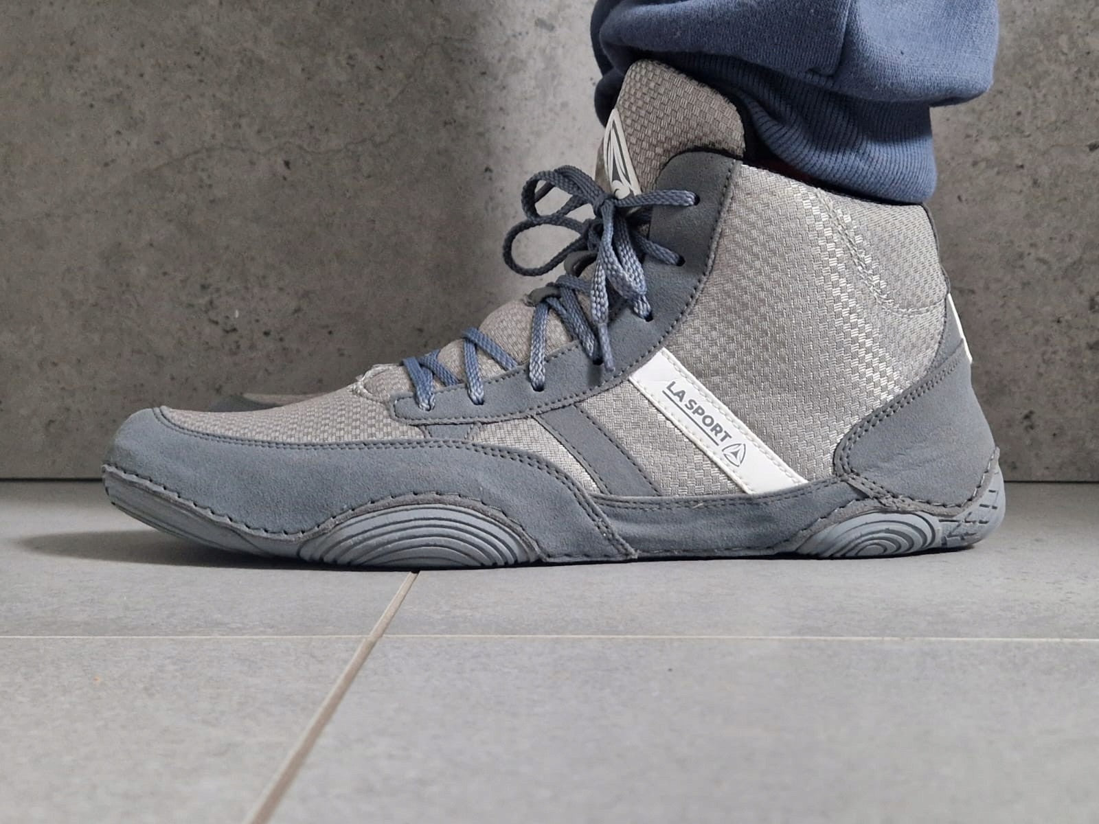 La Sport Buty Zapaśnicze Szare