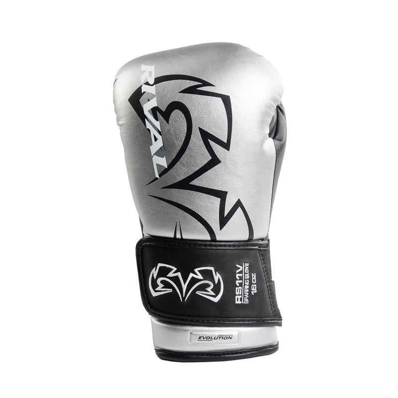 Rival Rękawice Bokserskie Sparingowe RS11V Evolution Srebrne