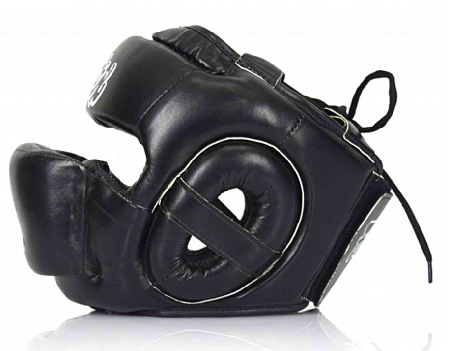 Fairtex Kask Bokserski HG14 z Ochroną Nosa Czarny