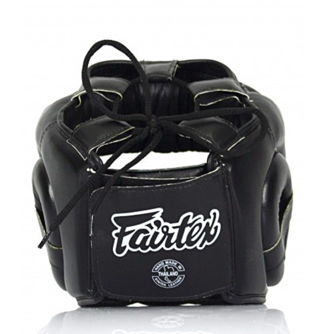 Fairtex Kask Bokserski HG14 z Ochroną Nosa Czarny