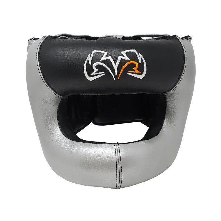 Rival Kask bokserski RHGFS3 z ochroną nosa Face-Saver Srebrny