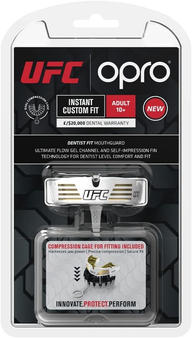 Opro Ochraniacz Na Zęby Instant Custom Fit UFC Biały