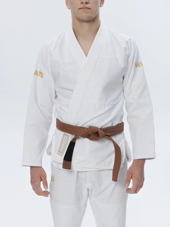 MANTO Kimono/GI BJJ Męskie RISE 2.0 Białe