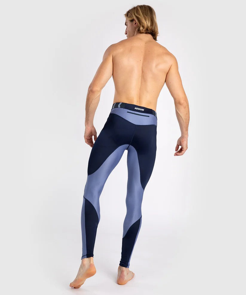 Venum Legginsy Męskie Tempest Navy Granatowe/Błękitne