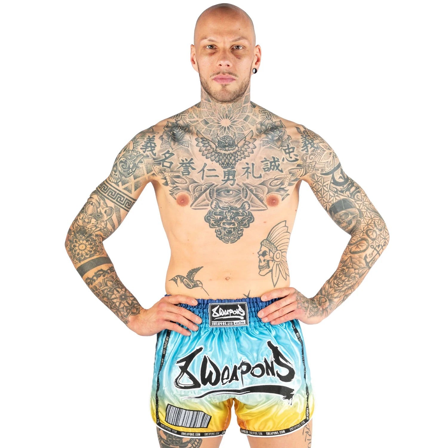 8 Weapons Spodenki Muay Thai Vivo Sunrise