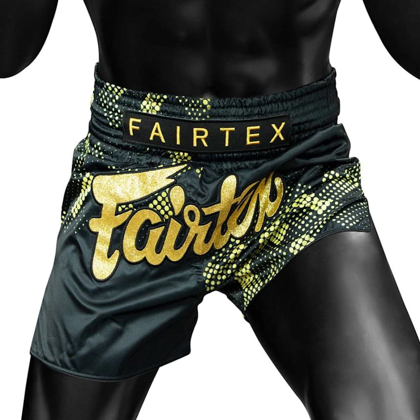 Fairtex Spodenki Muay Thai BS1931 Czarne-Złote