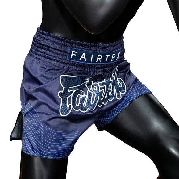 Fairtex Spodenki Muay Thai Blue Ocean BS1930 Niebieskie