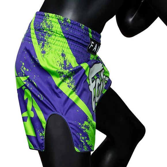 Fairtex Spodenki Muay Thai BS1928 Niebieskie/Zielone