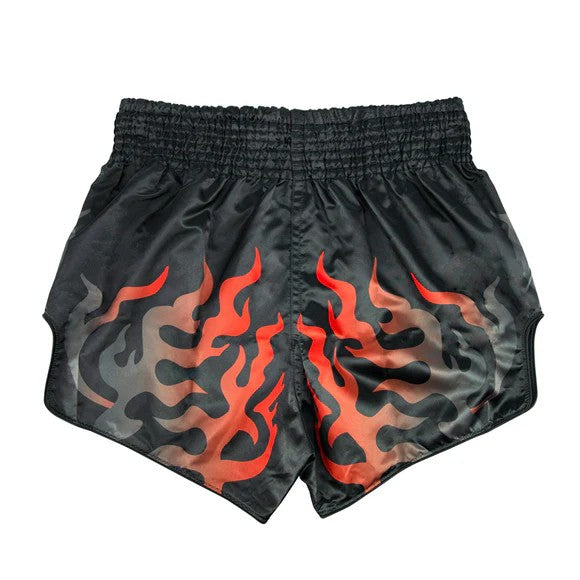 Fairtex Spodenki Muay Thai Volcano BS1921 Czarne/Czerwone
