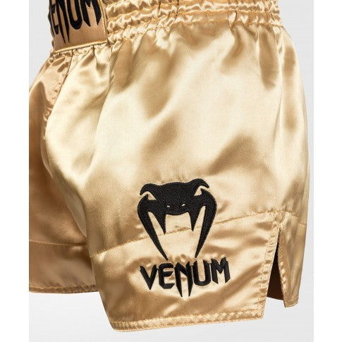 Venum Spodenki Muay Thai Classic Złote/Czarne