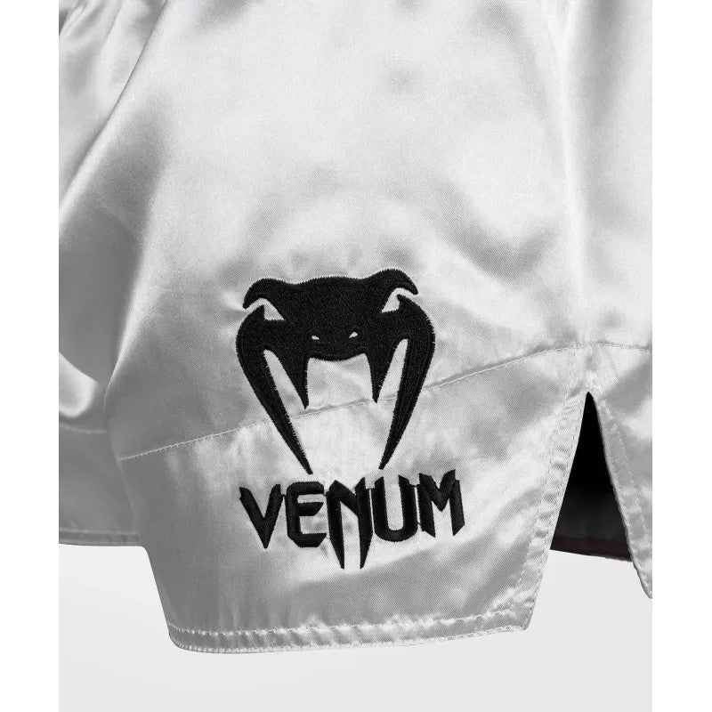 Venum Spodenki Muay Thai Classic Srebrne/Czarne