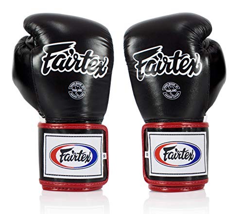 Fairtex Rękawice Bokserskie ze skóry naturalnej BGV5 Czarne