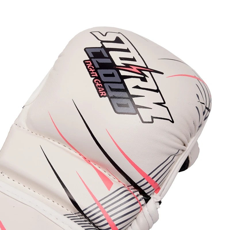 StormCloud Rękawice do MMA dla Dzieci StarFall Biało-Różowe