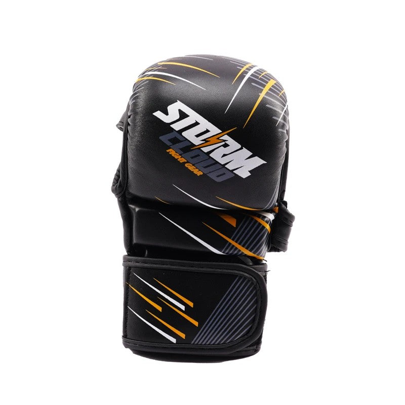 StormCloud Rękawice do MMA dla Dzieci StarFall Czarno-Żółte