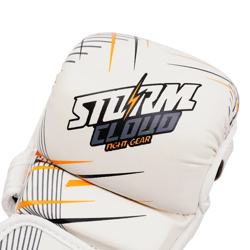 StormCloud Rękawice do MMA dla Dzieci StarFall Biało-Żółte
