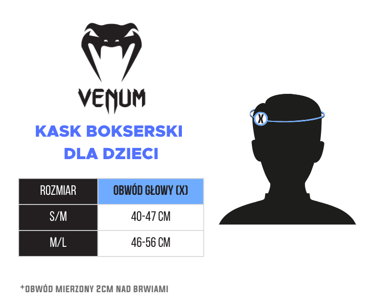 Venum Kask Bokserski dla Dzieci Challenger Biało/Czarny