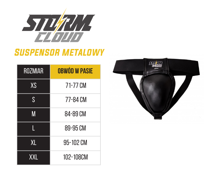 StormCloud Suspensor Metalowy Czarny