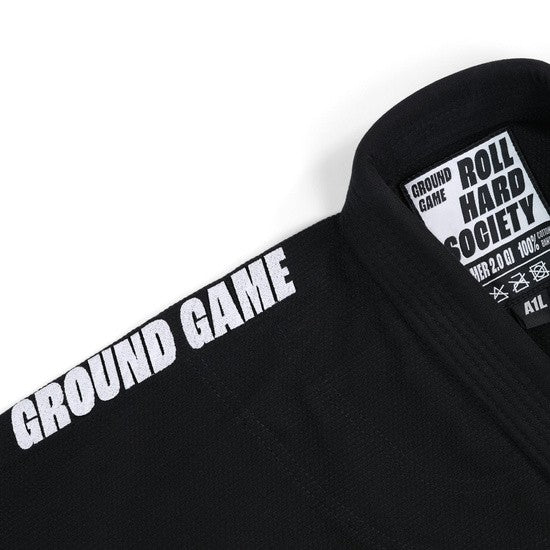 Ground Game Kimono/Gi BJJ Męskie Gamer 2.0 Czarne