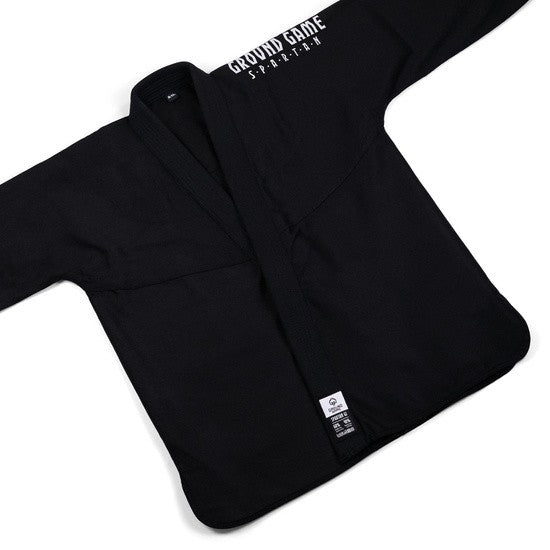 Ground Game Kimono/Gi BJJ Męskie Spartan Czarne