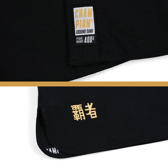 Ground Game Kimono/Gi BJJ Męskie Champion 3.0 Czarne