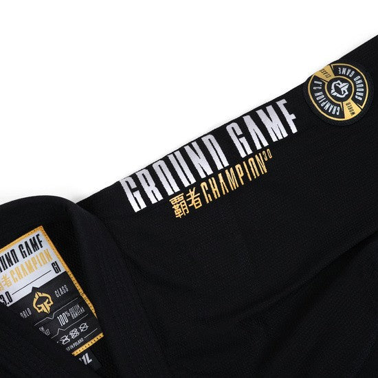 Ground Game Kimono/Gi BJJ Męskie Champion 3.0 Czarne