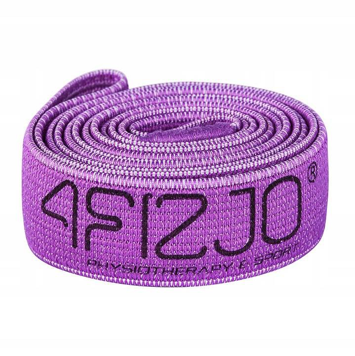 4FIZJO Guma materiałowa Flex Band długa - fioletowa (opór 20-27 kg)