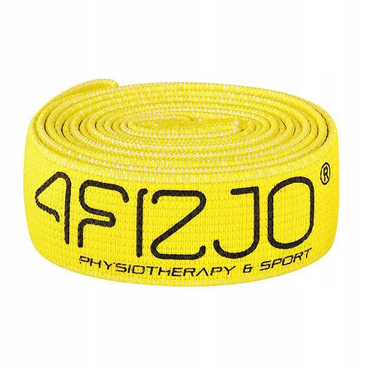 4FIZJO Guma materiałowa Flex Band długa - żółta (opór 27-35 kg)