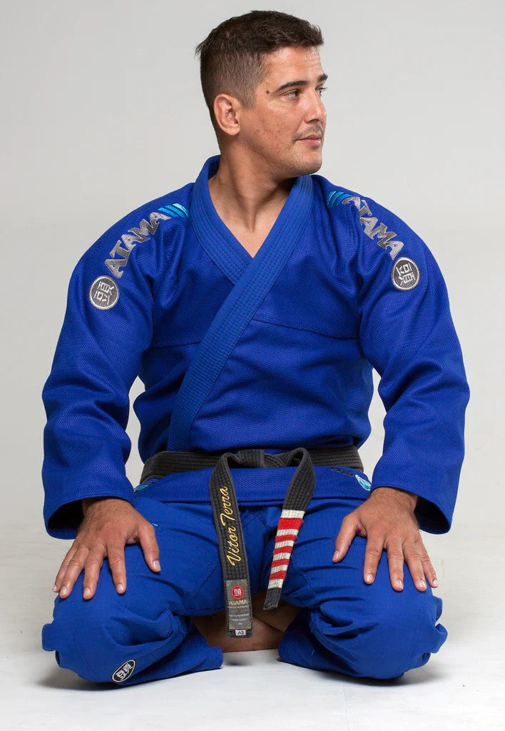 Atama Gi / Kimono BJJ Męskie Mundial Niebieskie
