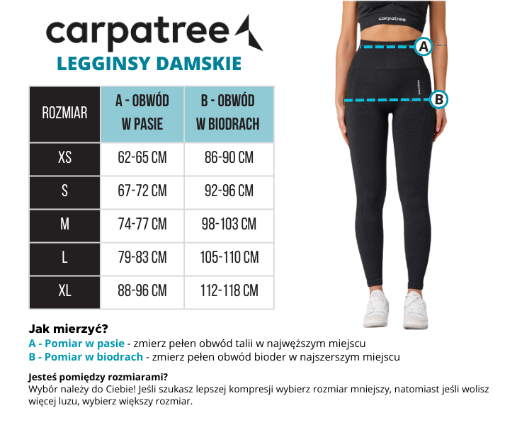 Carpatree Legginsy Bezszwowe Vibe wysoki stan Szare