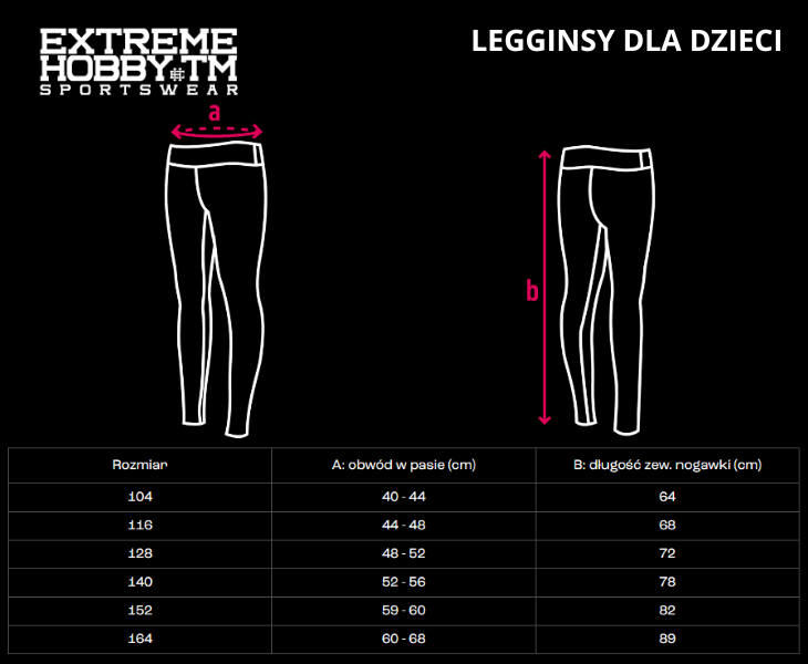 Extreme Hobby Legginsy Treningowe Dziecięce Bone Crusher