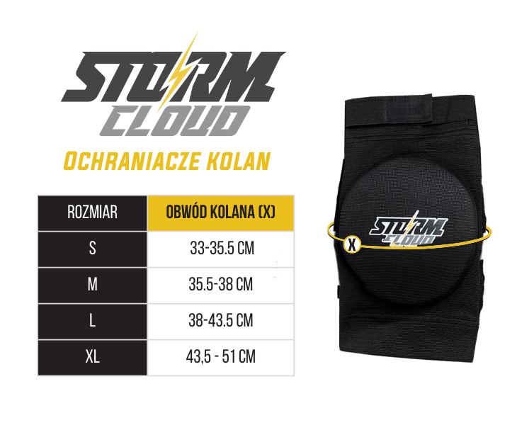 StormCloud Ochraniacze Kolan