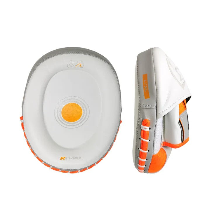 Rival Tarcze Bokserskie RPM80 Punch Mitts Białe/Pomarańczowe