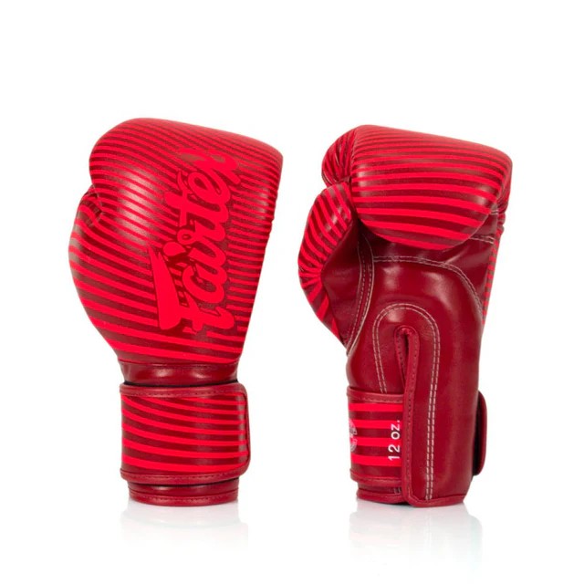 Fairtex Rękawice Bokserskie BGV14 Minimalism Czerwone