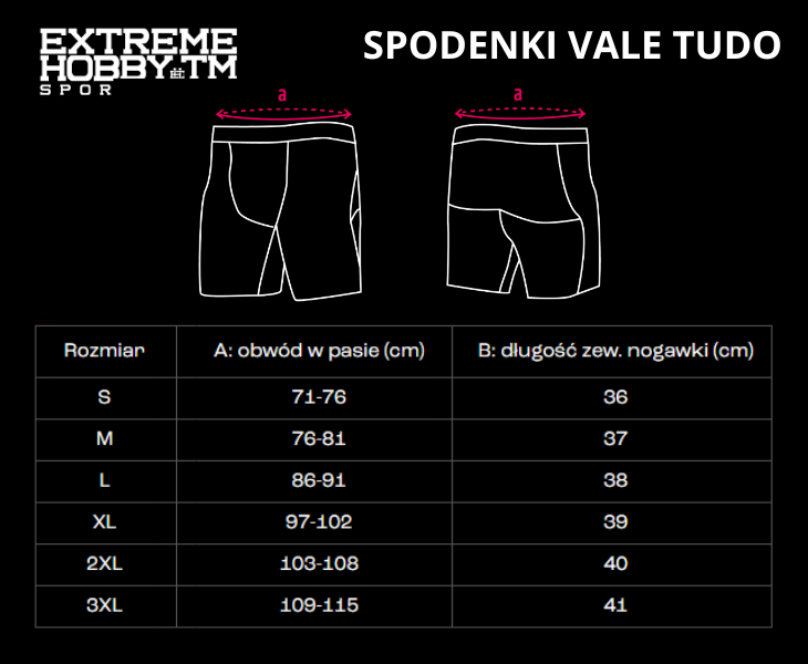 Extreme Hobby Spodenki Vale Tudo Havoc Czerwone