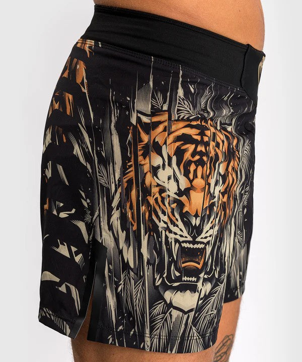 Venum Spodenki do MMA Tiger Black/Neon Orange