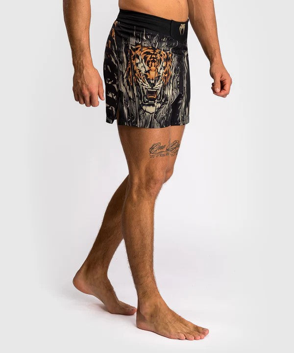 Venum Spodenki do MMA Tiger Black/Neon Orange