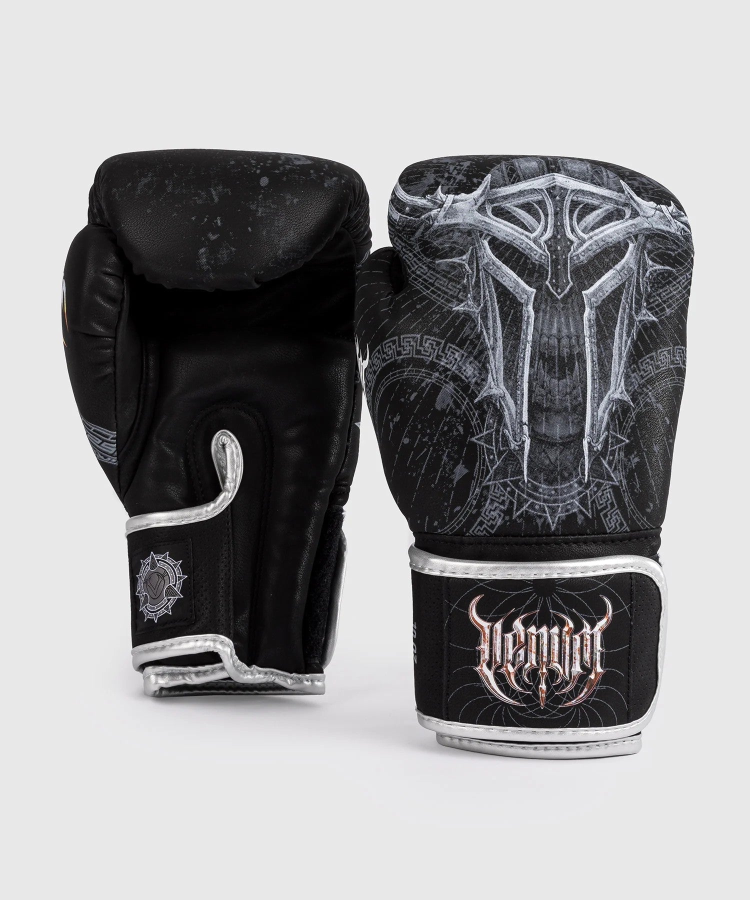 Venum Rękawice Bokserskie Gladiator 5.0 Czarno-Srebrne