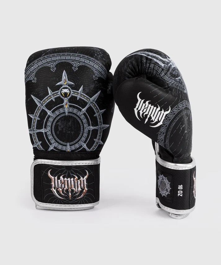 Venum Rękawice Bokserskie Gladiator 5.0 Czarno-Srebrne