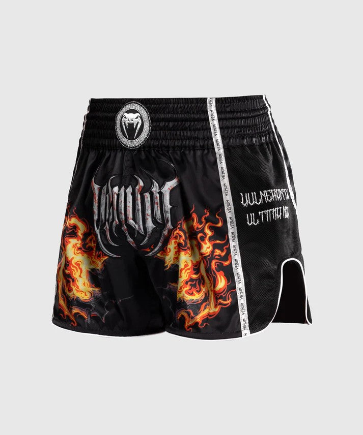 Venum Spodenki Muay Thai Gladiator 5.0 Czarny-Neon pomarańcz