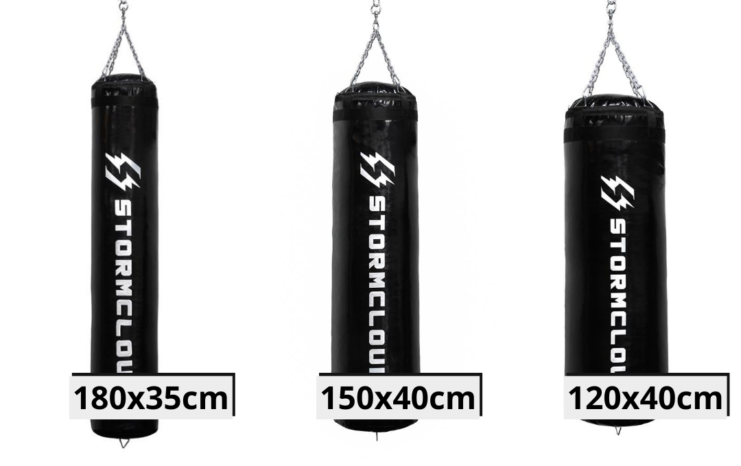 StormCloud Worek Treningowy Bokserski Pełny IMPACT 150 x 40 cm, 42 kg