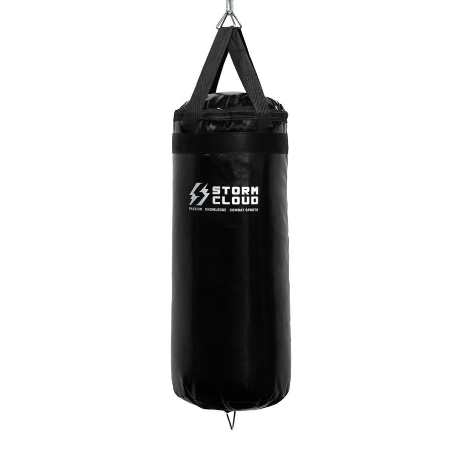 StormCloud Worek Bokserski Impact Junior dla Dzieci czarno-biały 80 cm x 30 cm, 15 kg