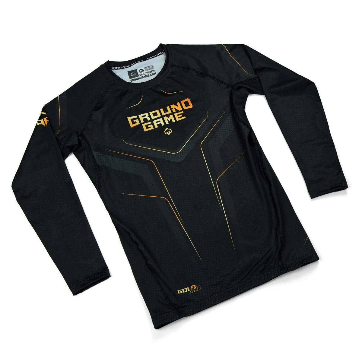 Ground Game Rashguard z długim rękawem Gold 2.0