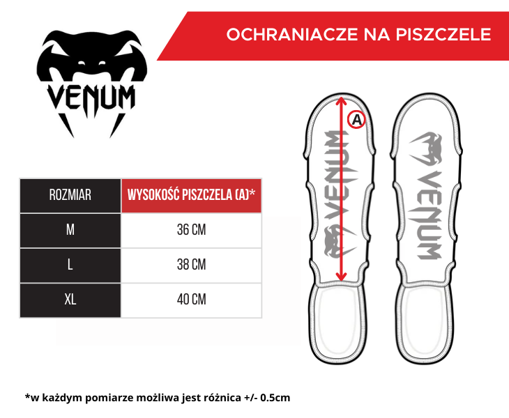 Venum Ochraniacze Piszczeli Impact Evo Military Green