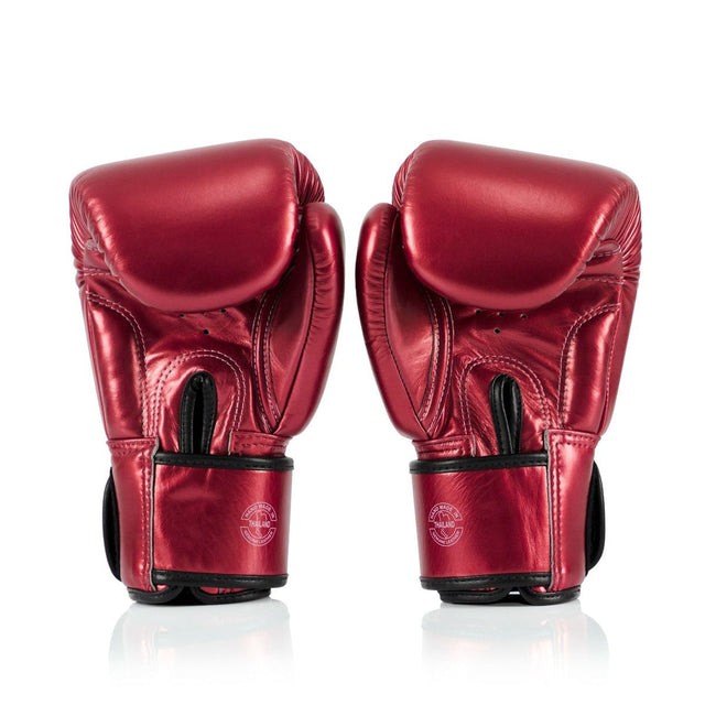 Fairtex Rękawice Bokserskie BGV22 Metalic Czerwone
