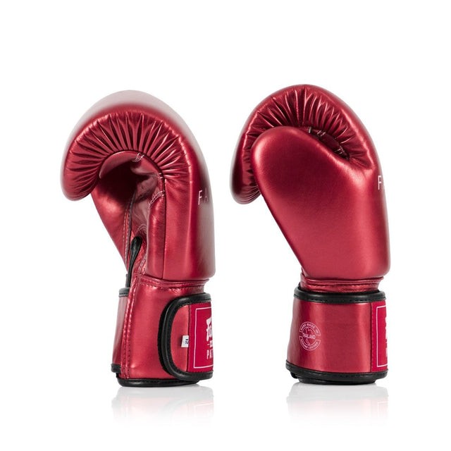 Fairtex Rękawice Bokserskie BGV22 Metalic Czerwone