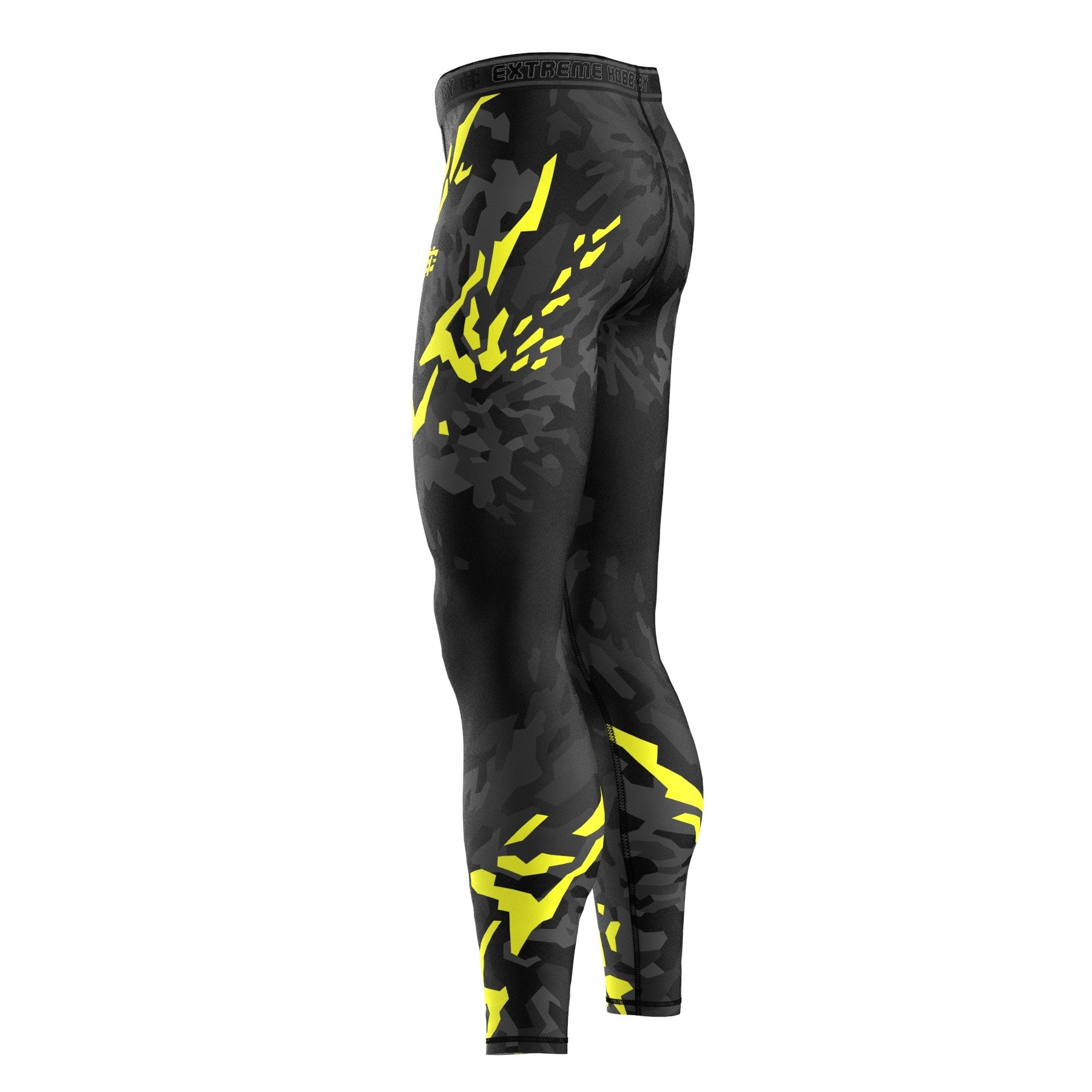 Extreme Hobby Legginsy Black Panther Czarno-Żółte