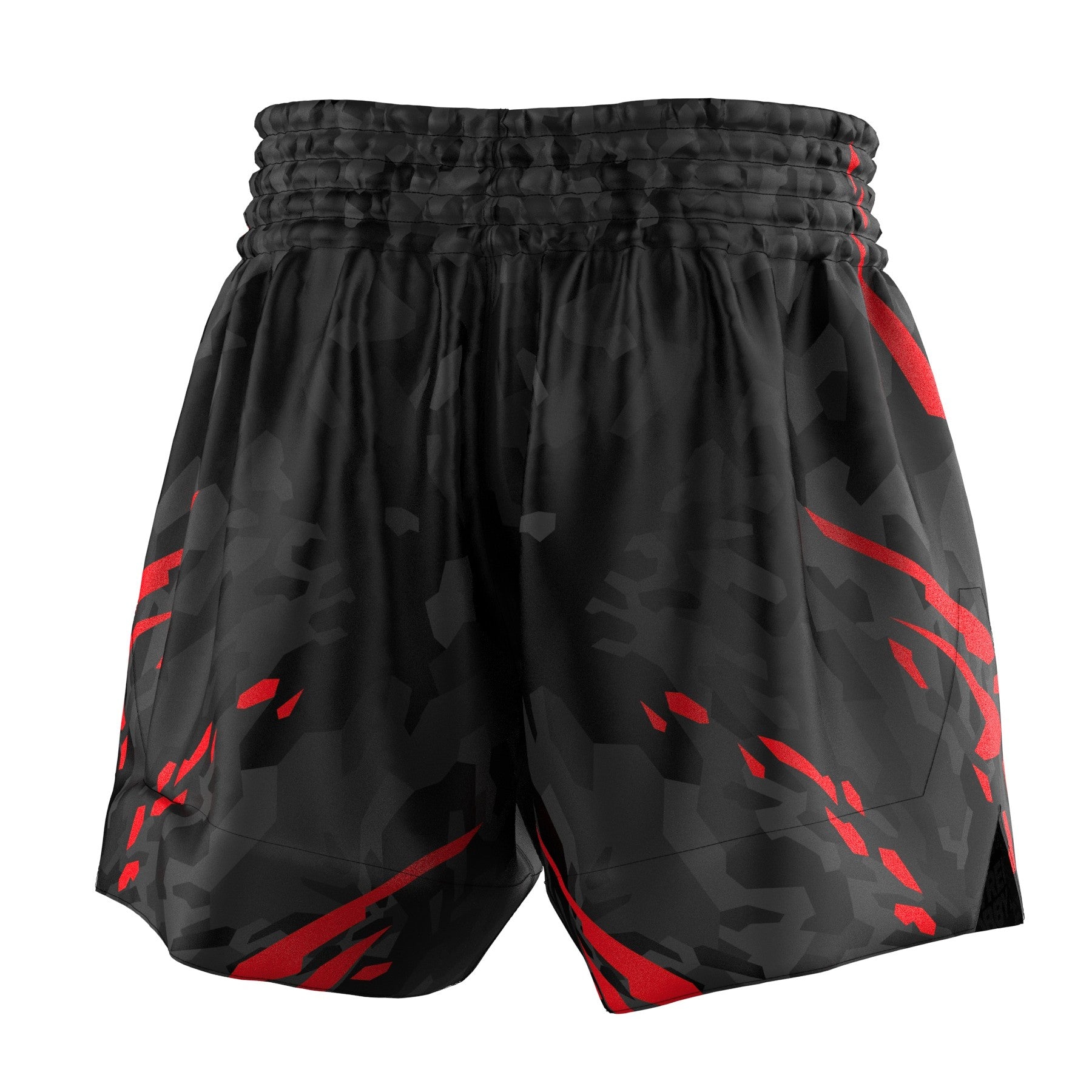 Extreme Hobby Spodenki Muay Thai Black Panther Czarno-Czerwone