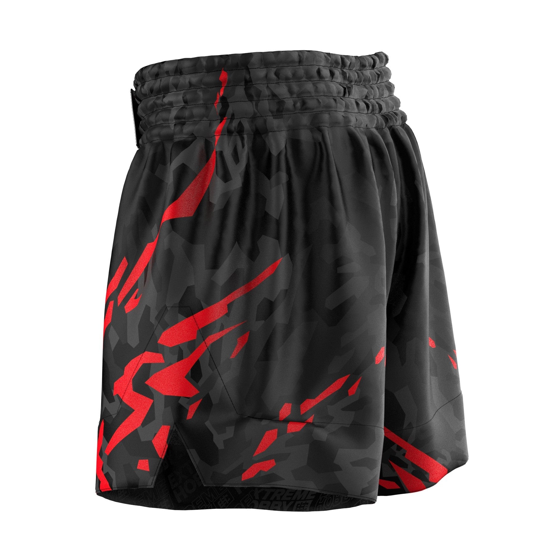 Extreme Hobby Spodenki Muay Thai Black Panther Czarno-Czerwone