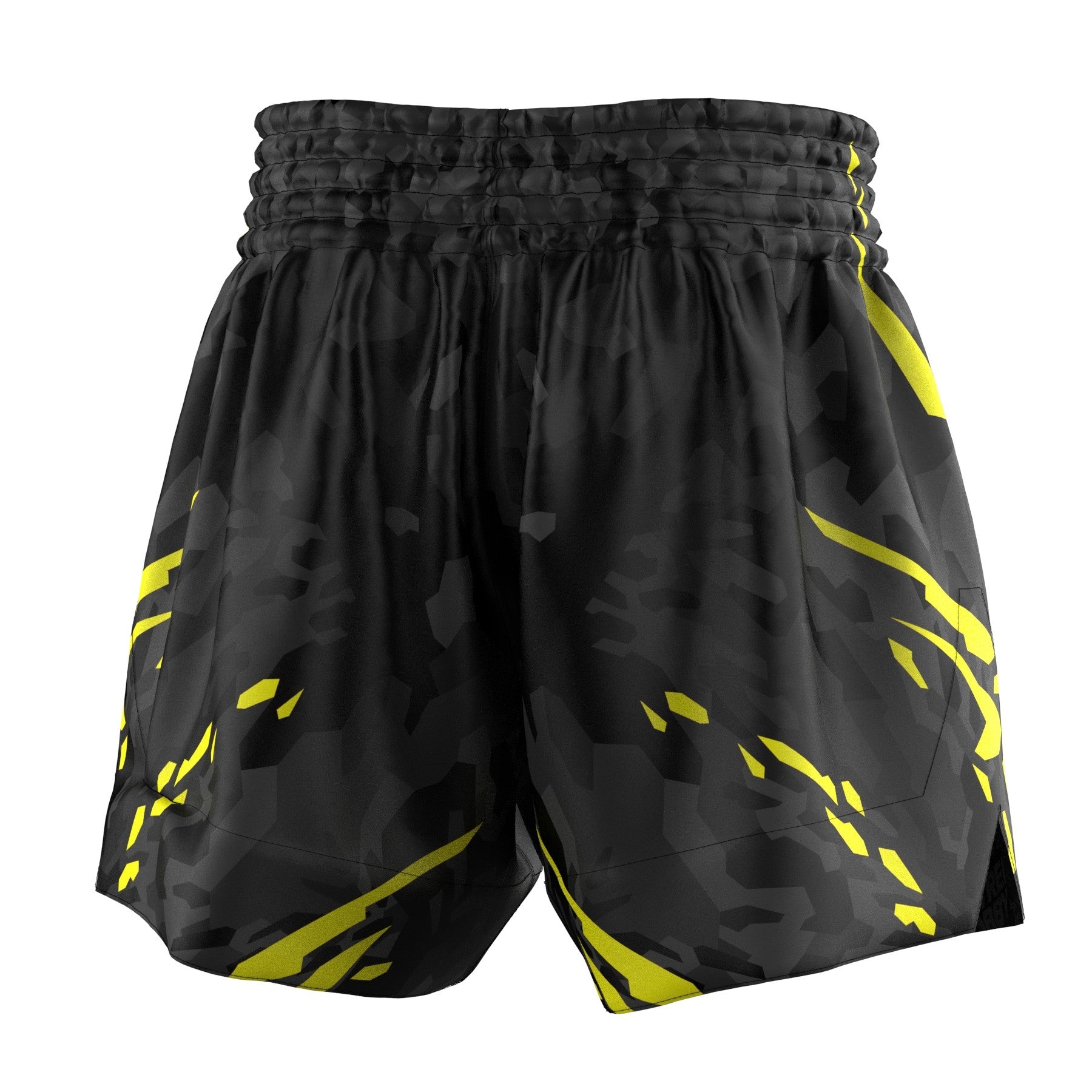 Extreme Hobby Spodenki Muay Thai Black Panther Czarno-Żółte
